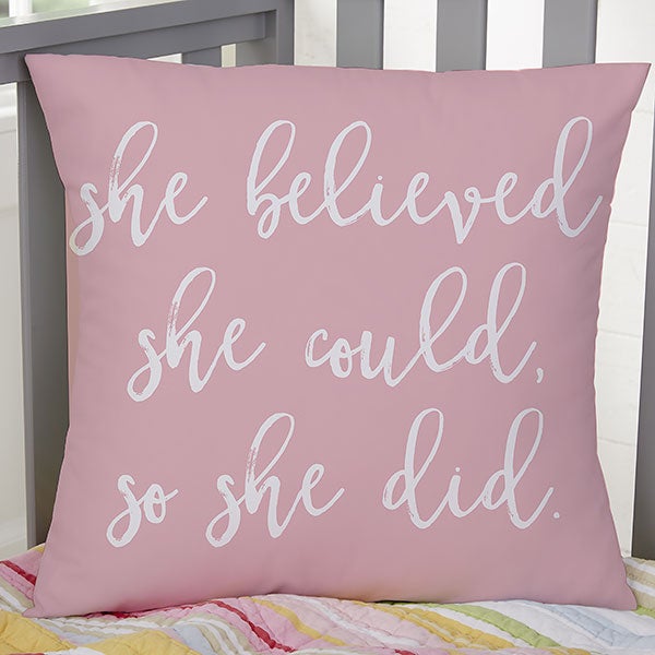Personalized Kids' Throw Pillows - Write Your Own - 19124