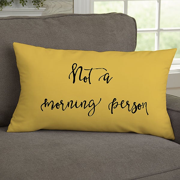 Personalized Throw Pillows - Fun Expressions - 19134