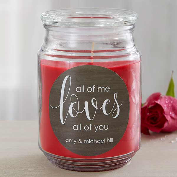 All Of Me - Personalized Scented Candles - 19197