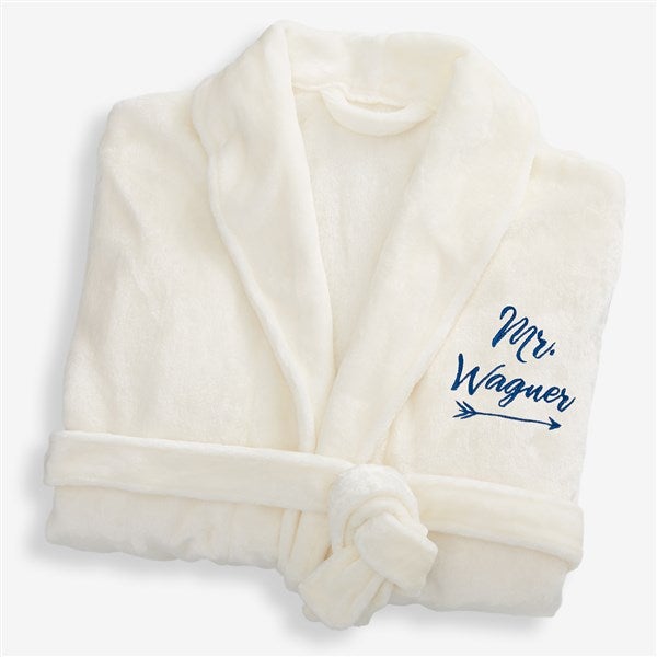 Personalized Mr & Mrs Luxury Bathrobes - 19219