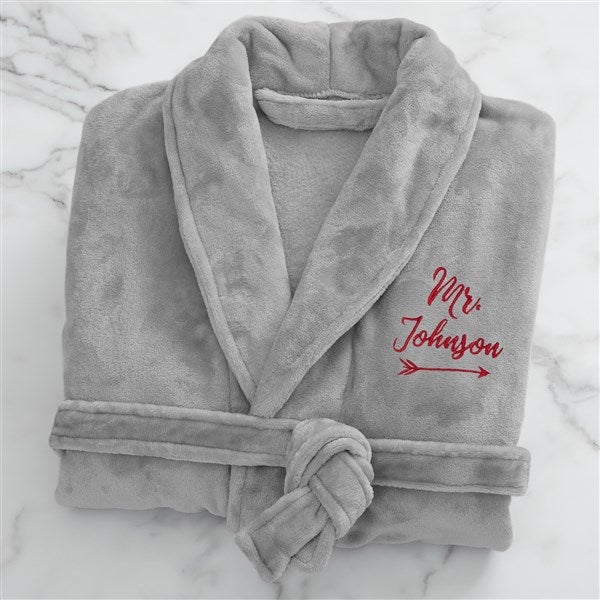 Personalized Mr & Mrs Luxury Bathrobes - 19219