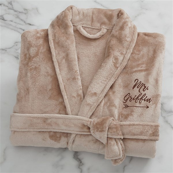 Personalized Mr & Mrs Luxury Bathrobes - 19219
