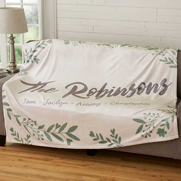 Personalized Rustic Blankets - Cozy Home - 19265