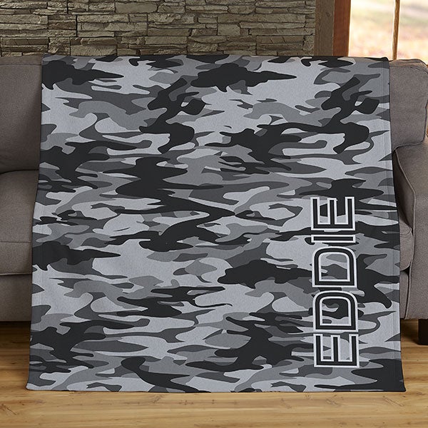 Personalized Camo Blankets - 19306