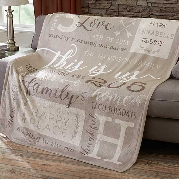 Personalized Family Blankets - This Is Us - 19310