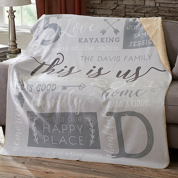 Personalized Family Blankets - This Is Us - 19310