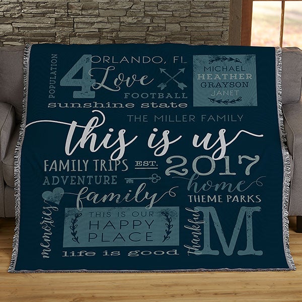 Personalized Family Blankets - This Is Us - 19310