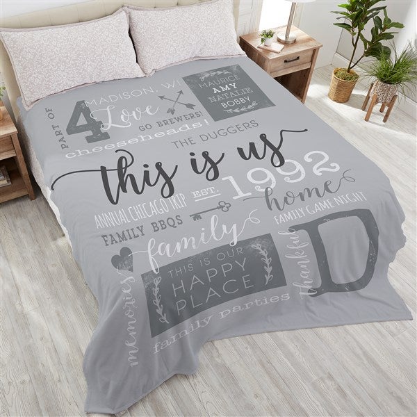 Personalized Family Blankets - This Is Us - 19310