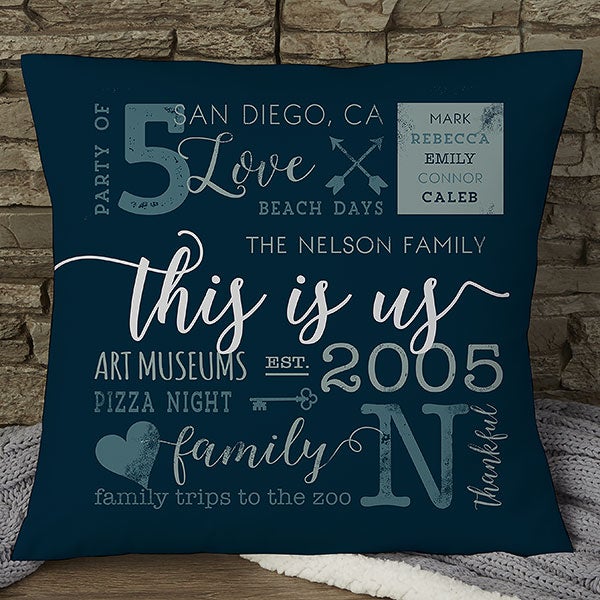 Personalized Throw Pillows - This Is Us - 19312