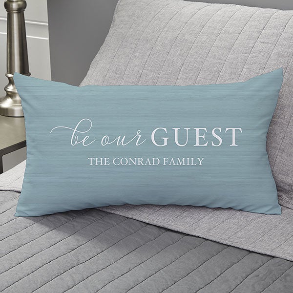 Be Our Guest Personalized Throw Pillows - 19318