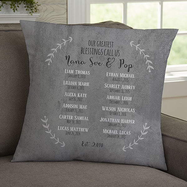 Personalized Grandma Pillow - Our Grandchildren - 19323