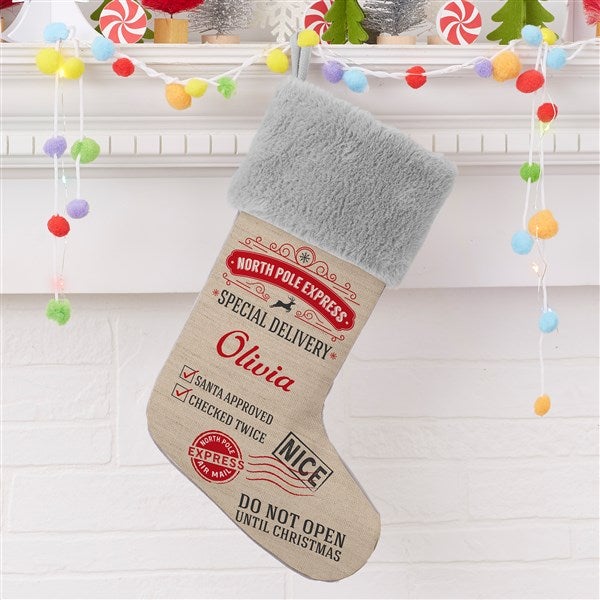 Personalized Christmas Stockings - Special Delivery - 19347