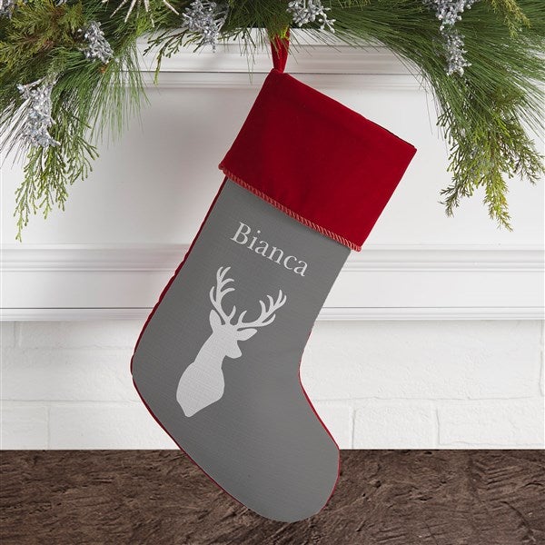 Winter Woodland Personalized Christmas Stockings - 19349