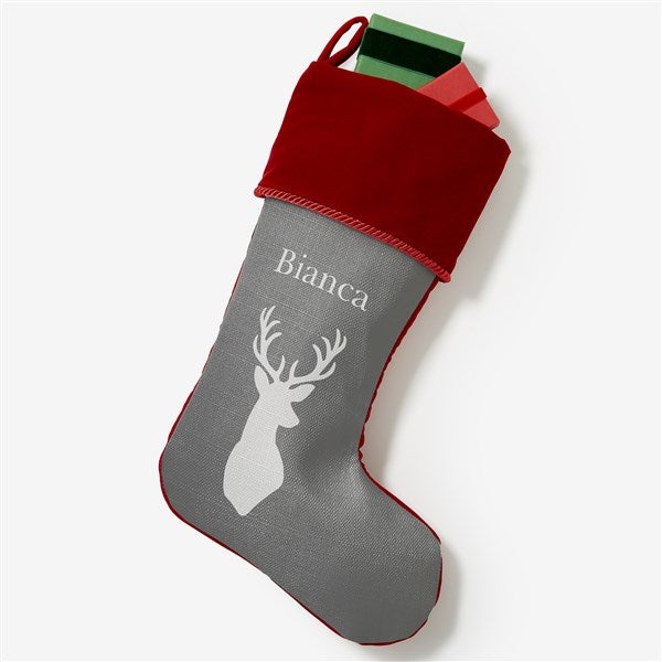 Winter Woodland Personalized Christmas Stockings - 19349
