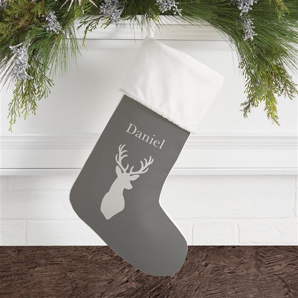 Winter Woodland Personalized Christmas Stockings - 19349