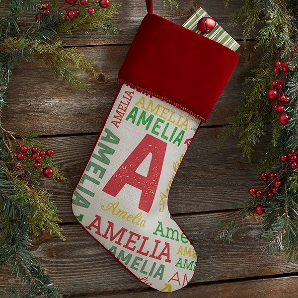 personalized stockings for kids