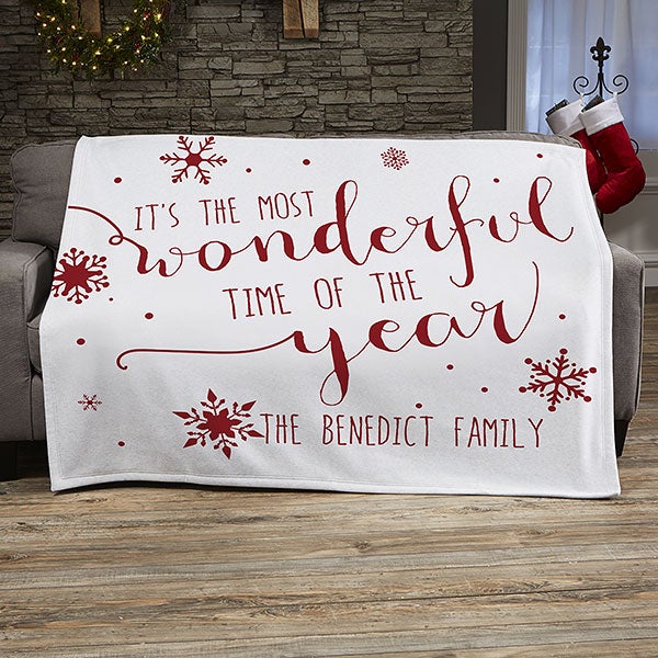 Personalized Christmas Blankets - Christmas Quotes - 19359