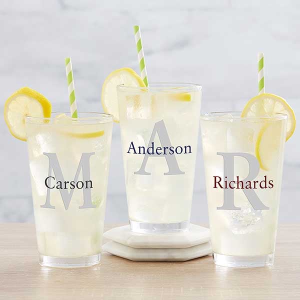 Personalized Pint Glass - Name & Initial - 19412