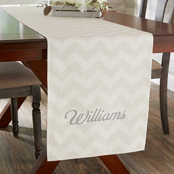 Personalized Table Runner - Modern Patterns - 19426