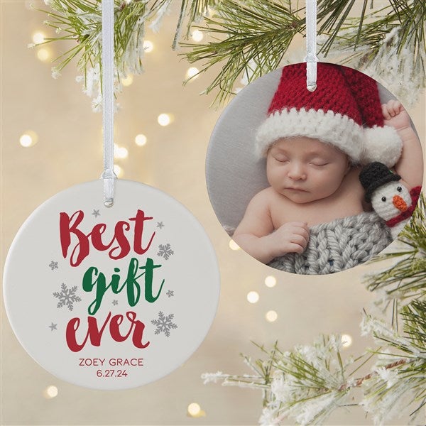 Best Gift Ever Personalized Baby Ornament - 19437