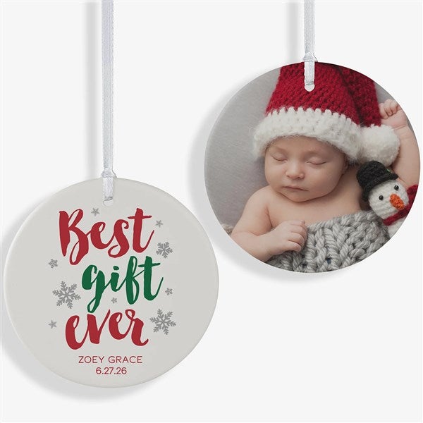 Best Gift Ever Personalized Baby Ornament - 19437