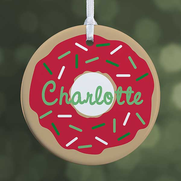 Donut Fun Personalized Christmas Ornaments - 19483