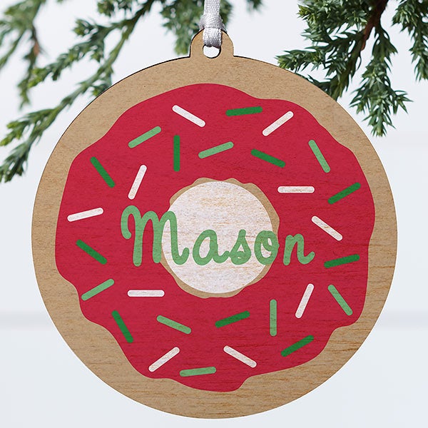 Donut Fun Personalized Christmas Ornaments - 19483