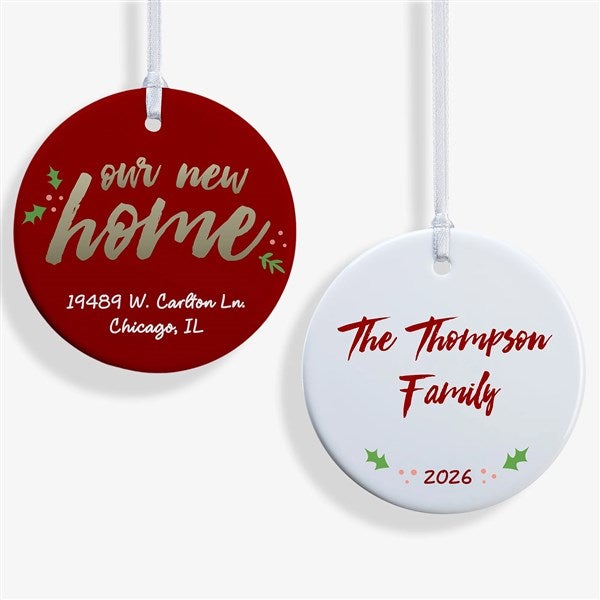 Our New Home Personalized Ornaments - 19484