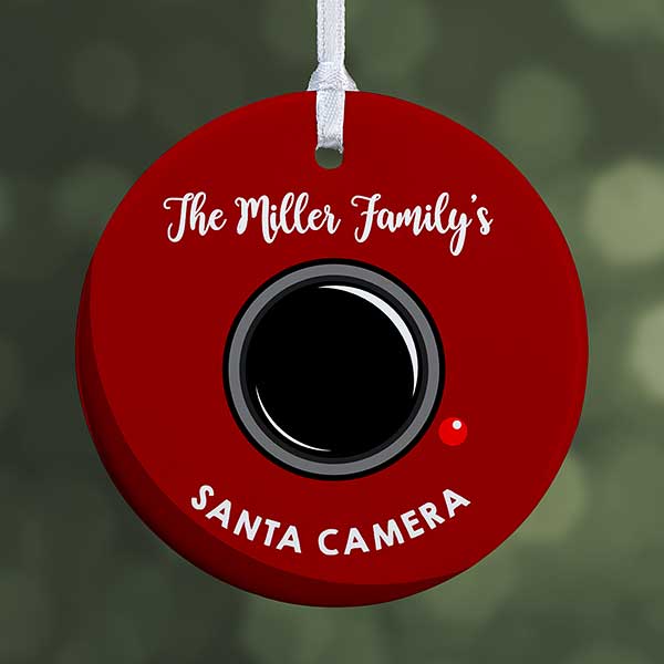 Personalized Santa Cam Ornaments - 19505