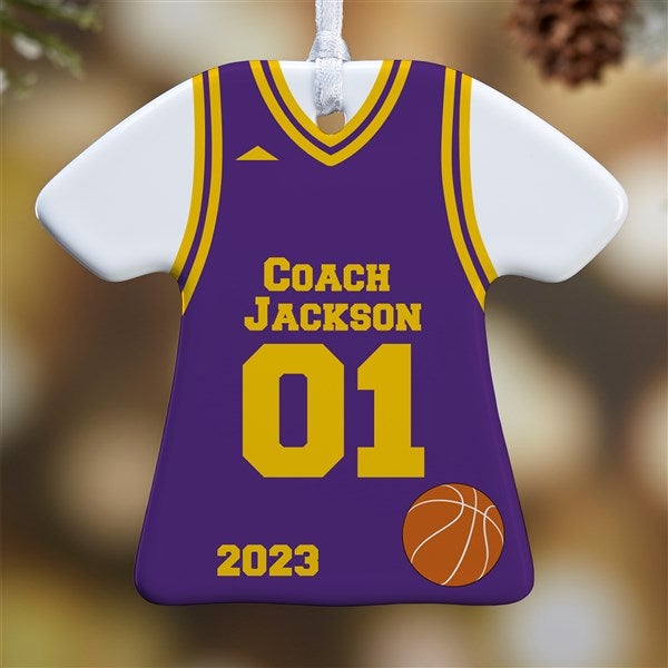 Personalized T-Shirt Ornaments - No 1 Coach - 19508