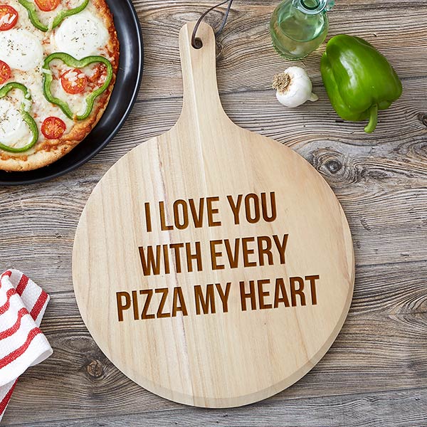 Personalized Pizza Peel 3 Piece Gift Set - 19528