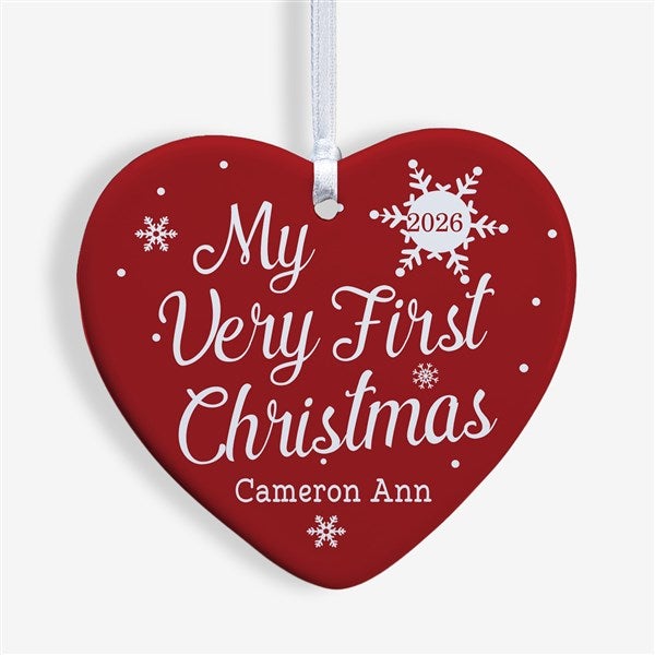 My Very First Christmas Personalized Baby Ornaments - 19552