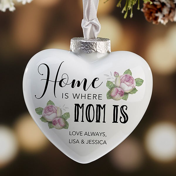 Mom Heart Ornament, Mom Ornament, Mom Christmas Ornament, Mom Gift, Mom  Christmas Gift, Mom Gift From Daughter, Mom Gift From Son, Mom Gifts 