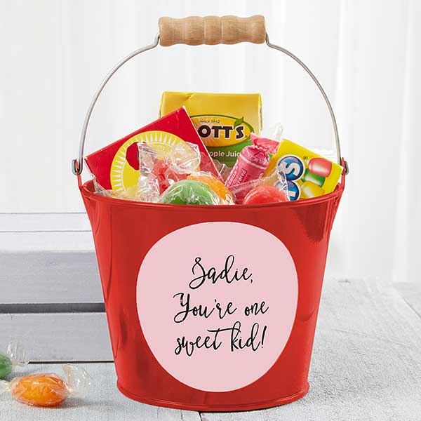 Personalized Mini Metal Party Favor Buckets - 19577