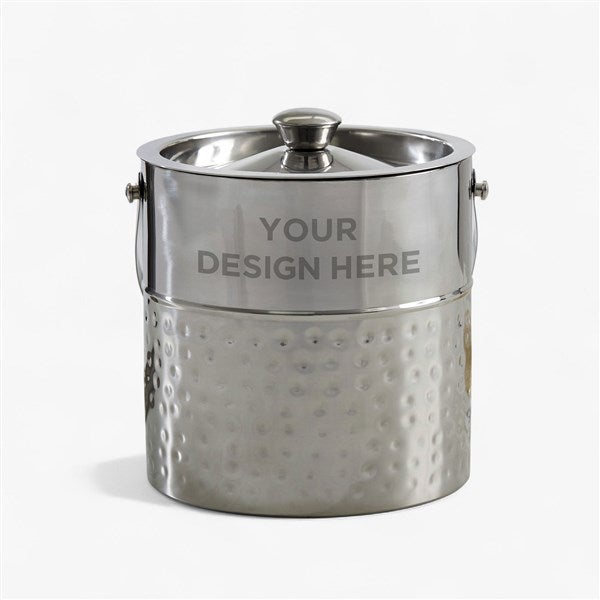 Personalized Logo Hampton Collection Ice Bucket - 19625
