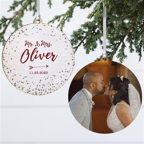 Personalized Wedding Ornaments - Sparkling Love - 19690