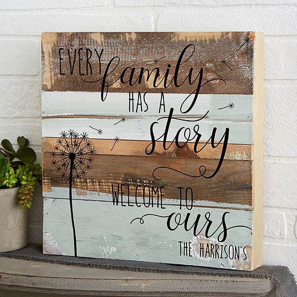 family wall art sign