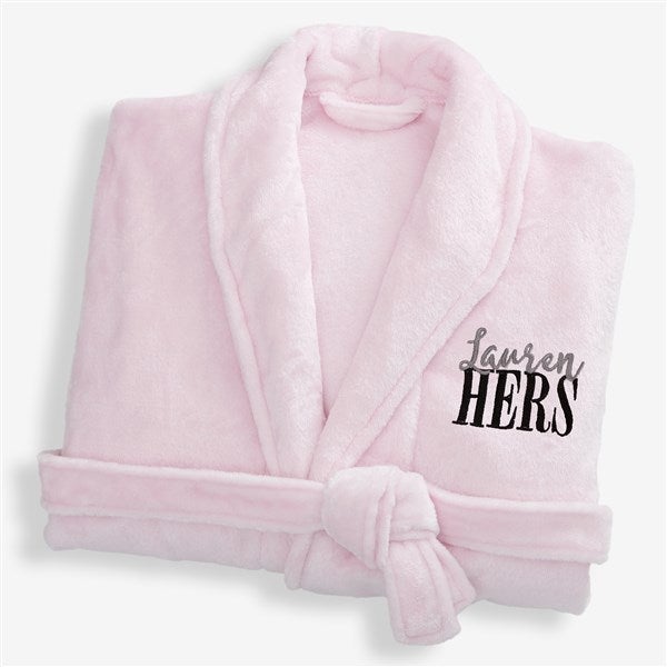Personalized His & Hers Luxury Robes - 19758
