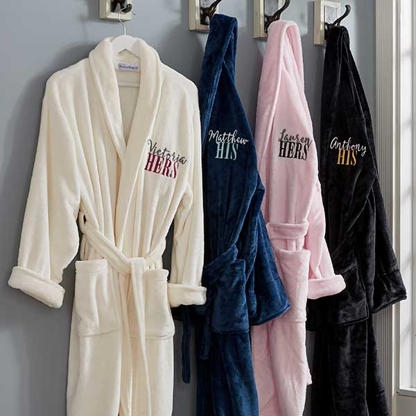 Personalized His & Hers Luxury Robes