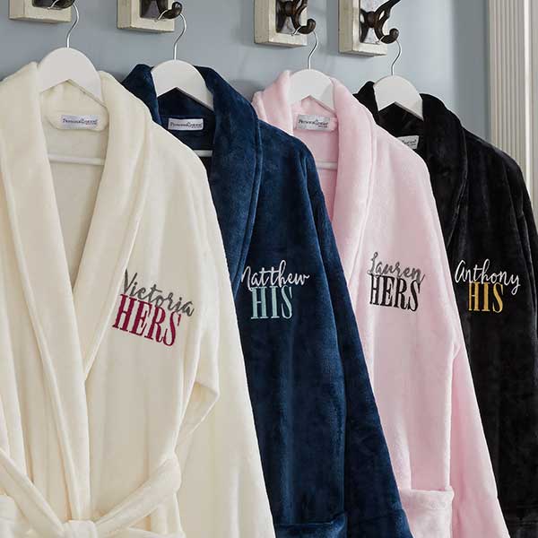 Personalized His & Hers Luxury Robes