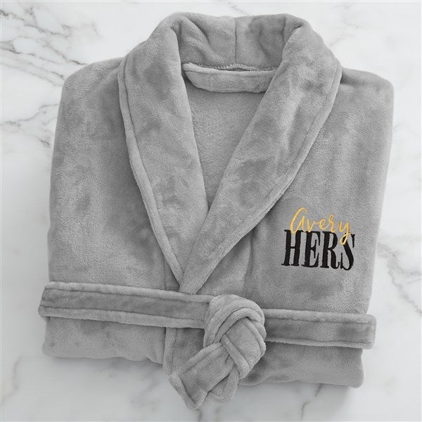 Personalized His & Hers Luxury Robes - 19758