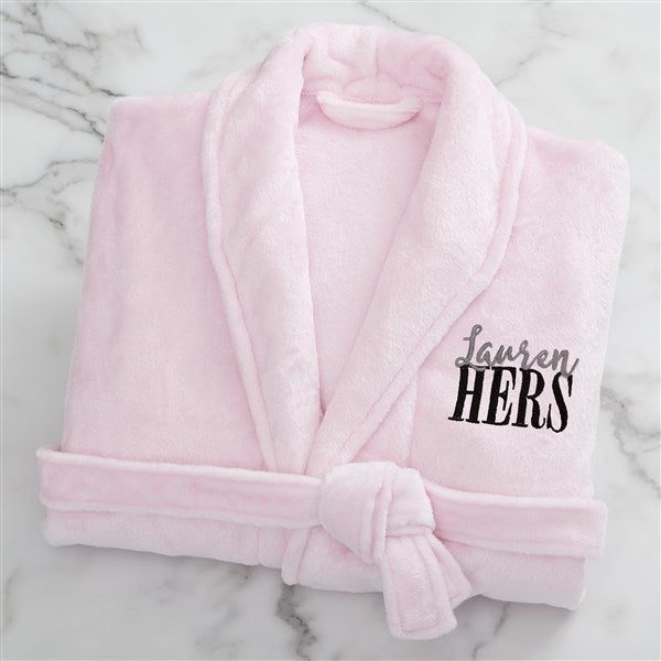 Personalized His & Hers Luxury Robes - 19758