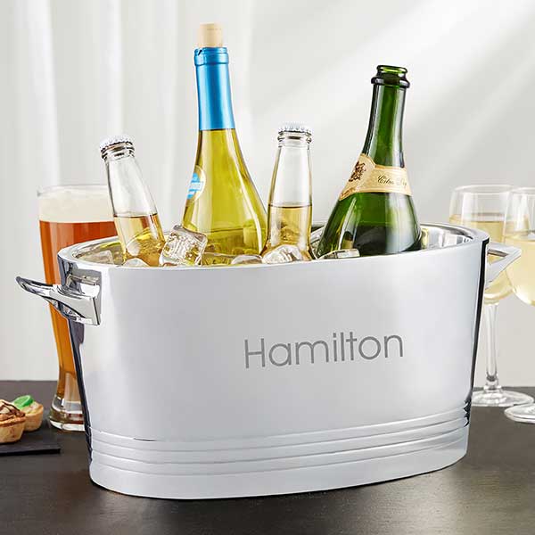 Top Shelf Personalized Beverage Party Tub