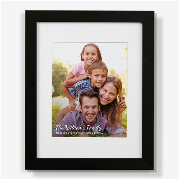 Personalized Text Overlay Framed Photo Prints - 19788