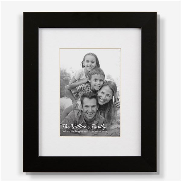 Personalized Text Overlay Framed Photo Prints - 19788