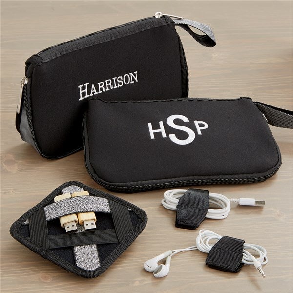 Personalized Travel Cord Organizer Pouch