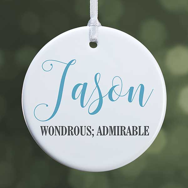 Personalized Ornaments - Name Meaning - 19877