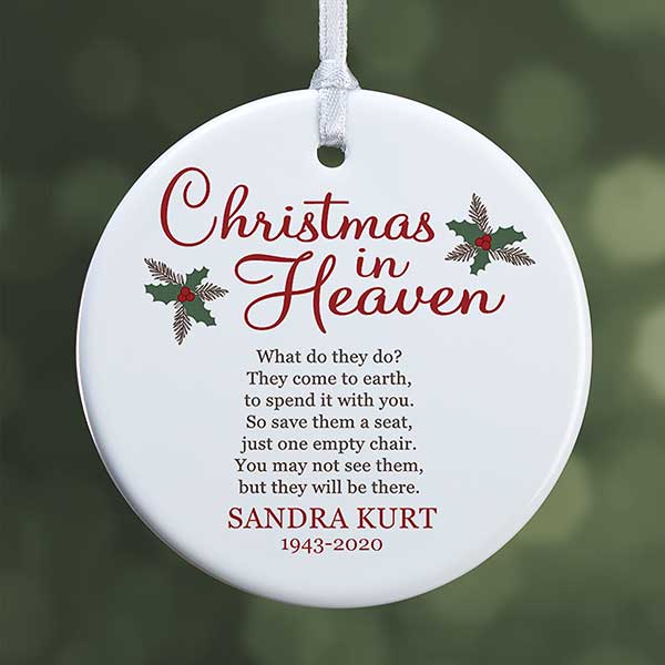 baby in heaven christmas ornament