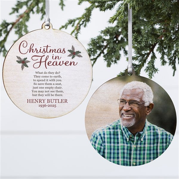 Personalized Memorial Ornament - Christmas In Heaven - 19879