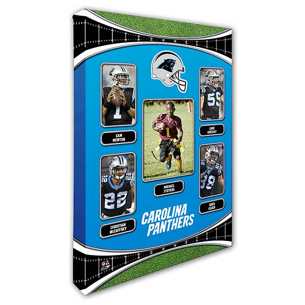 Ina Panthers Trading Card Photo Canvas 12x18